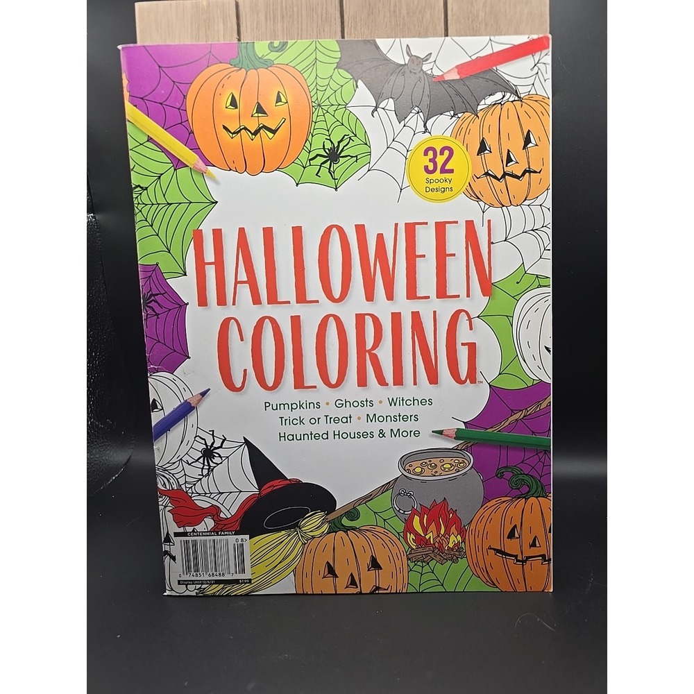 Halloween Coloring Adult Special Edition 32 Pages of‎ Spooky Images